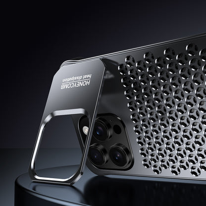 Armor King Lens Kickstand Heat Dissipation Metal Case Cover