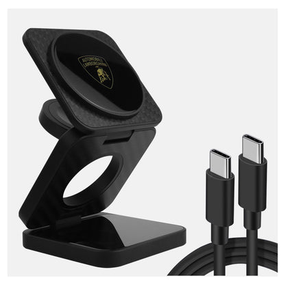 Lamborghini 3-in 1 Foldable Magnetic Wireless Charger -TE D1