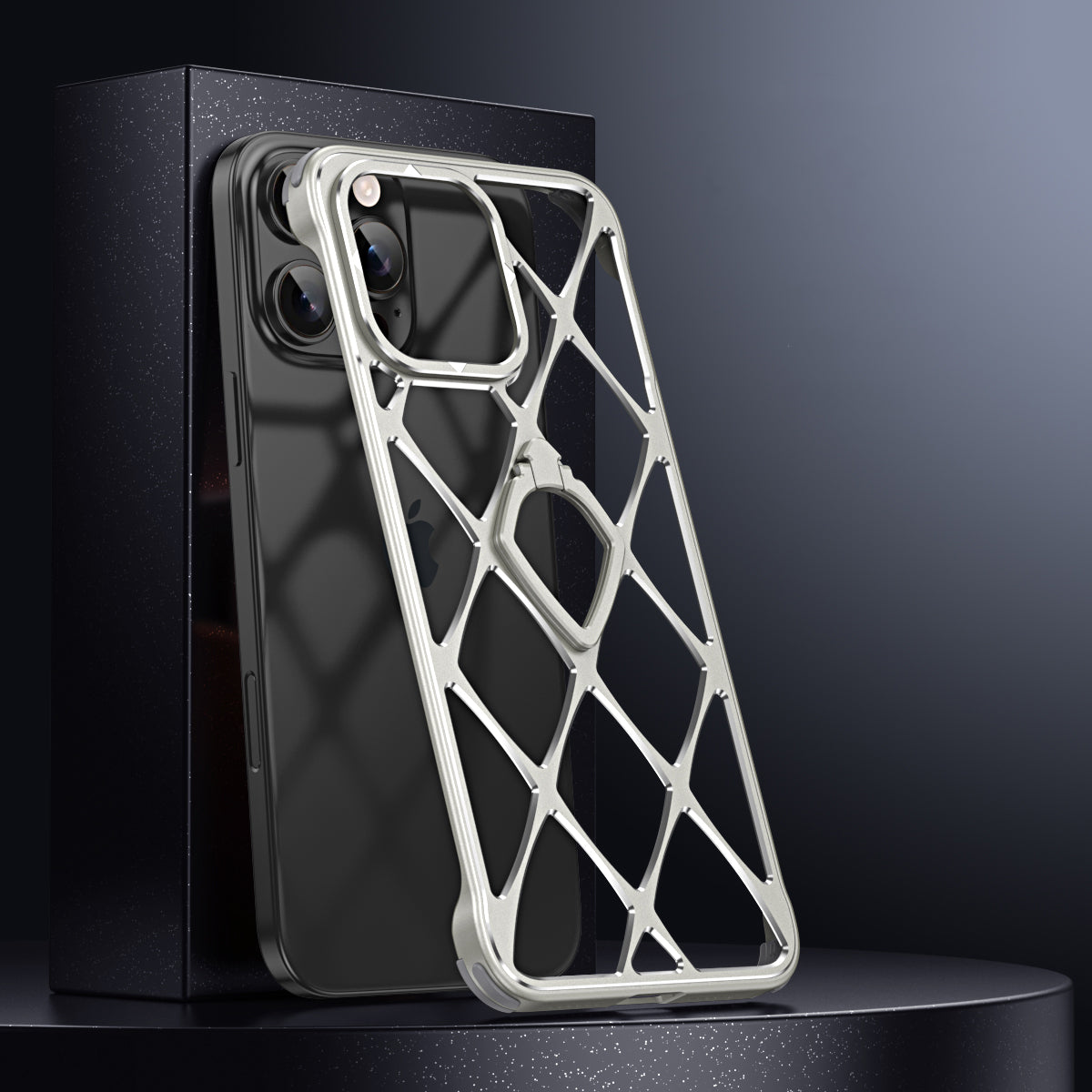 Armor King Star Check Heat Dissipation Invisible Bracket Aluminum Alloy Metal Case Cover