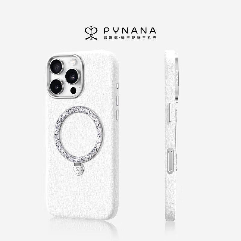 PYNANA Dancing Circle Jewelry Aesthetics & Handcraft MagSafe Ring Holder Protective Case Cover