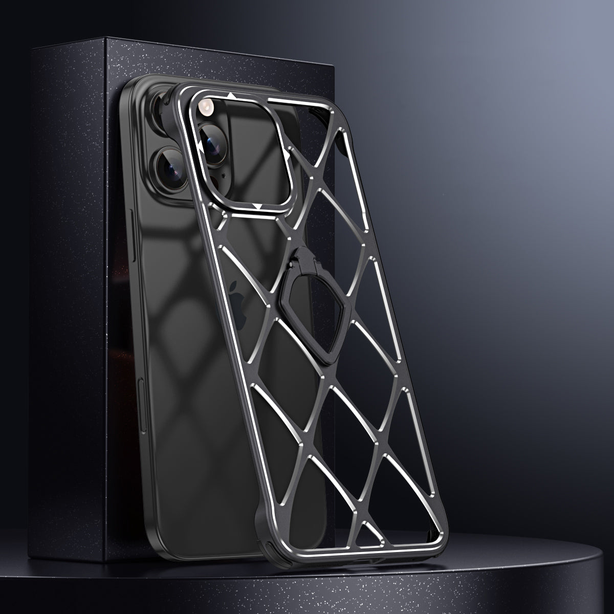 Armor King Star Check Heat Dissipation Invisible Bracket Aluminum Alloy Metal Case Cover