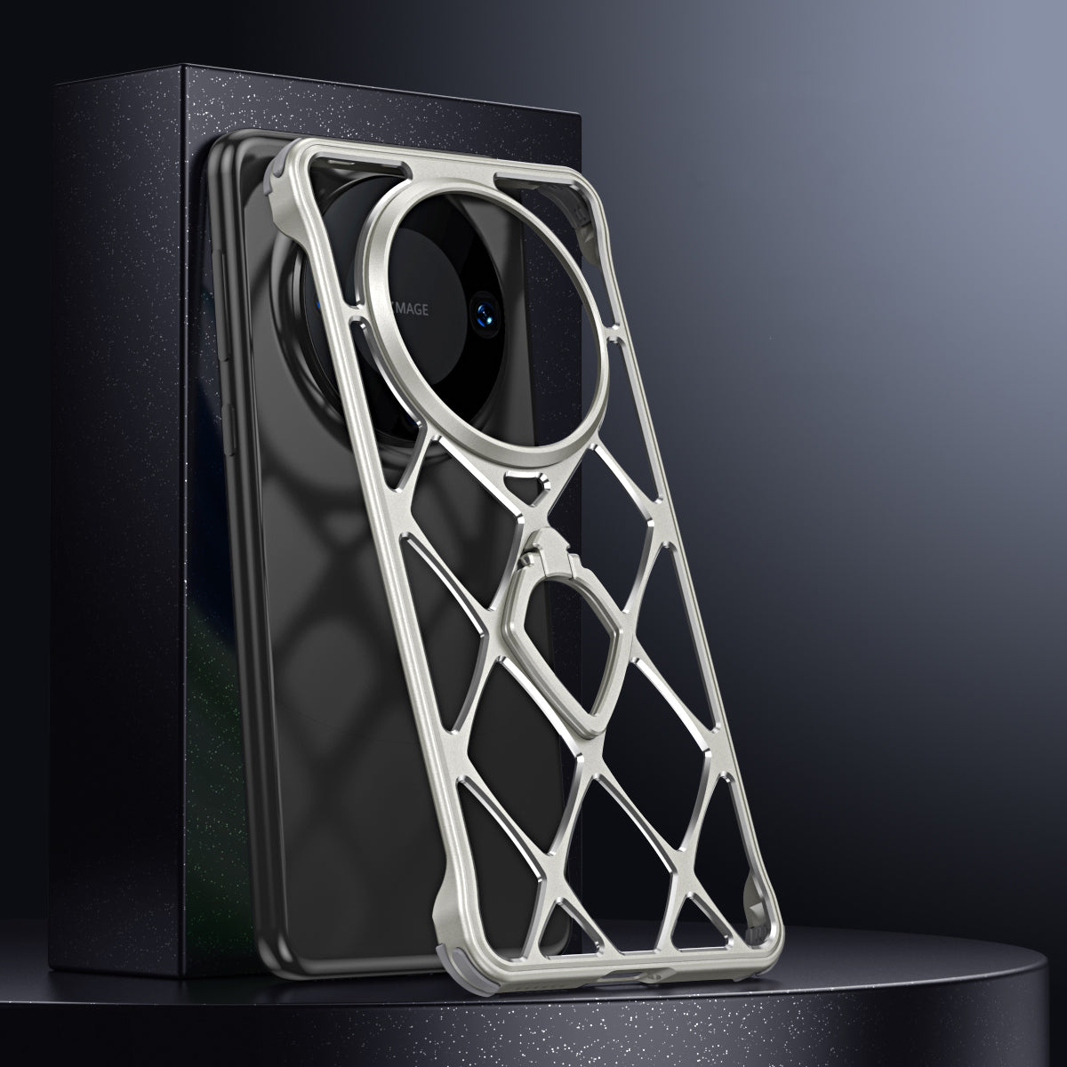 Armor King Star Check Heat Dissipation Invisible Bracket Aluminum Alloy Metal Case Cover