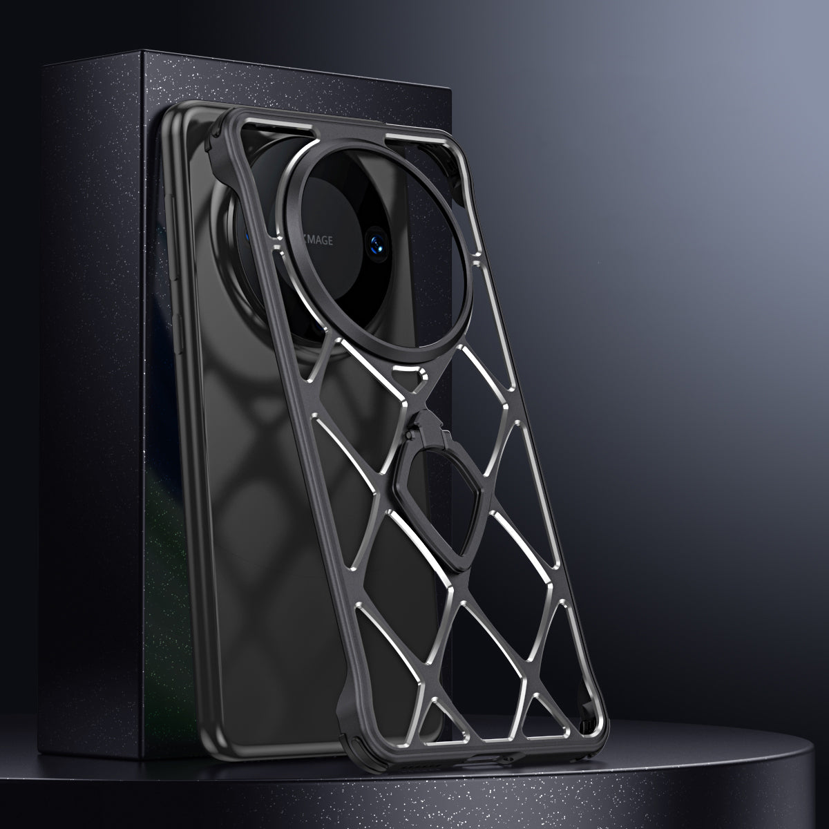 Armor King Star Check Heat Dissipation Invisible Bracket Aluminum Alloy Metal Case Cover