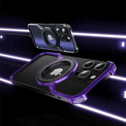 Armor King S Shell MagSafe Fulcrum Ring Stand Air Cushion Metal Case Cover