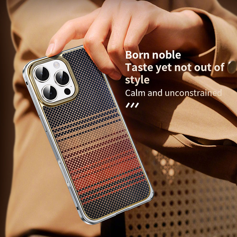 Armor King MagSafe Kevlar Back Latch Catch Metal Bumper Case Cover