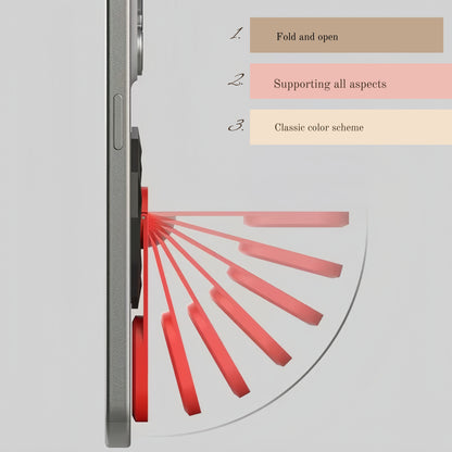 Armor King Cyber N52 Magnetic Bracket 360° Rotation MagSafe Phone Ring Stand