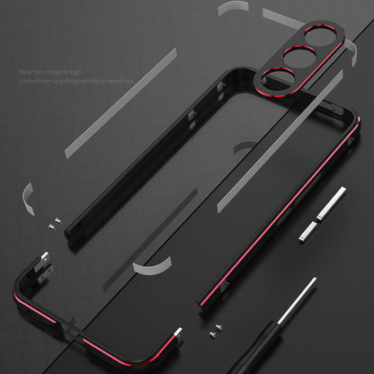 iy Aurora Sword Lens Protector Bicolor Aluminum Bumper Case for Meizu 21
