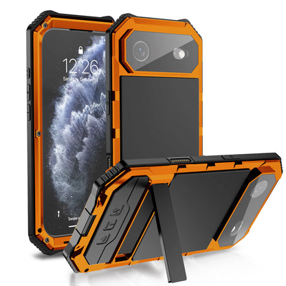 R-Just King Kong Kickstand Lens Protector IP54 Metal Outdoor Military Heavy Duty Case Cover
