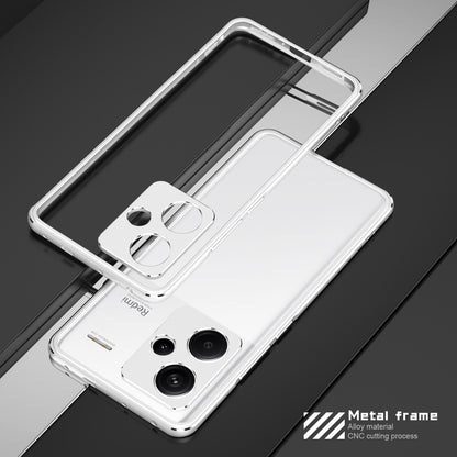 iy Aurora Sword Lens Protector Bicolor Aluminum Bumper Case for Xiaomi Redmi Note 13 series