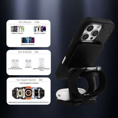 Lamborghini 3-in 1 Foldable Magnetic Wireless Charger -TE D1