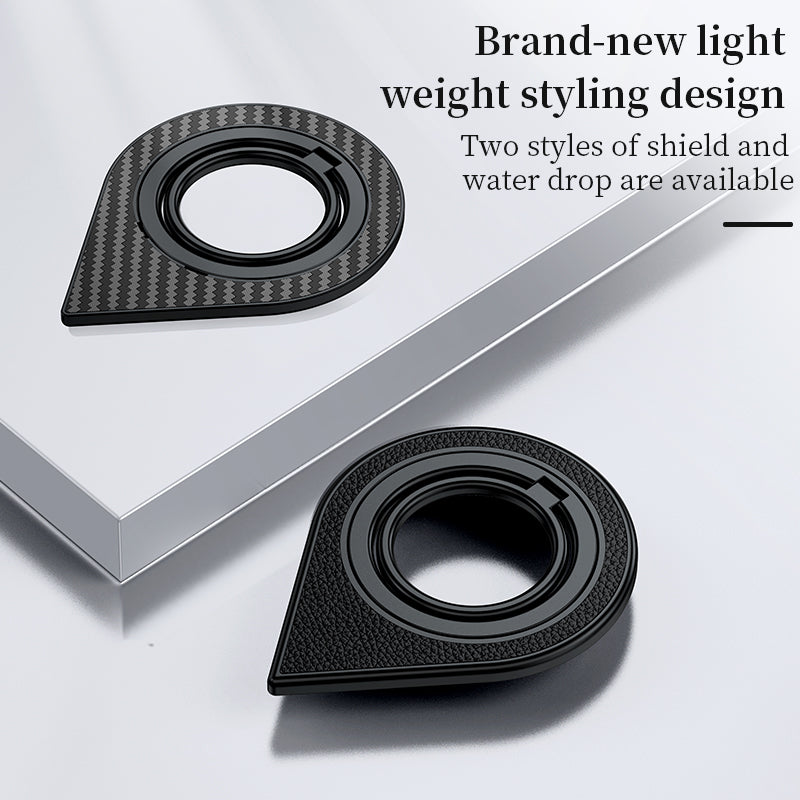 Armor King Waterdrop / Shield Double-sided Magnetic Phone Grip MagSafe Ring Stand