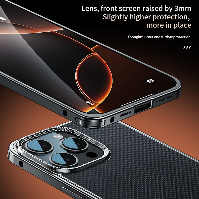 Armor King MagSafe Kevlar Back Latch Catch Metal Bumper Case Cover