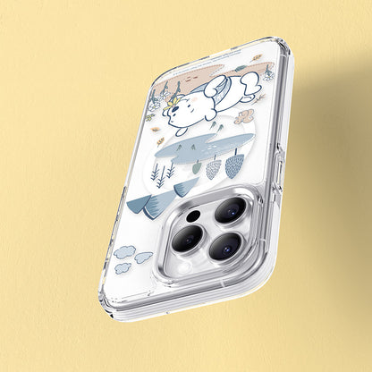 Disney Winnie the Pooh MagSafe Shockproof Transparent Protective Cover Case