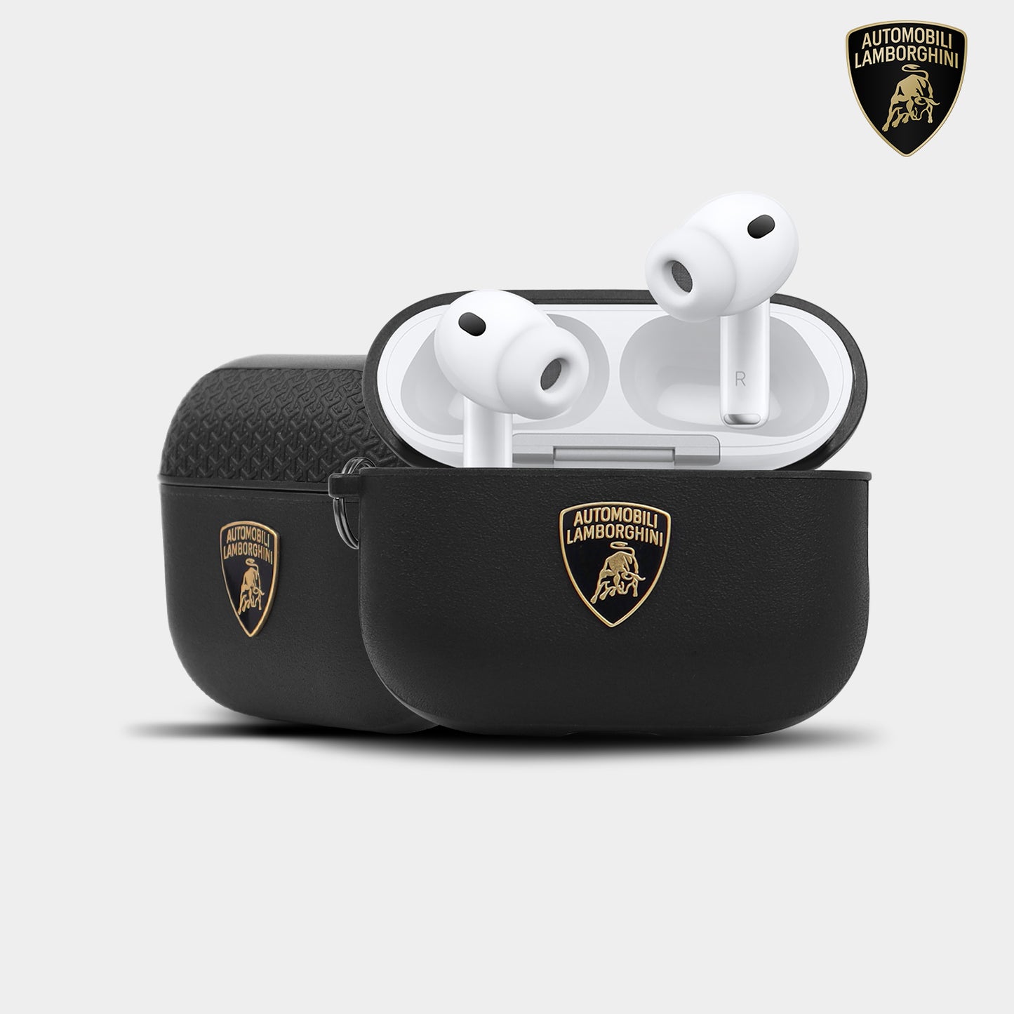 Lamborghini Genuine Leather Apple AirPods Case Cover