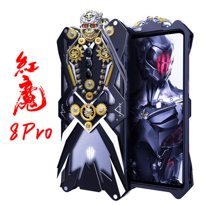 SIMON Steam Life x Thor Mechanical Gear Heavy Metal Punk Case Cover with Extra Backplane