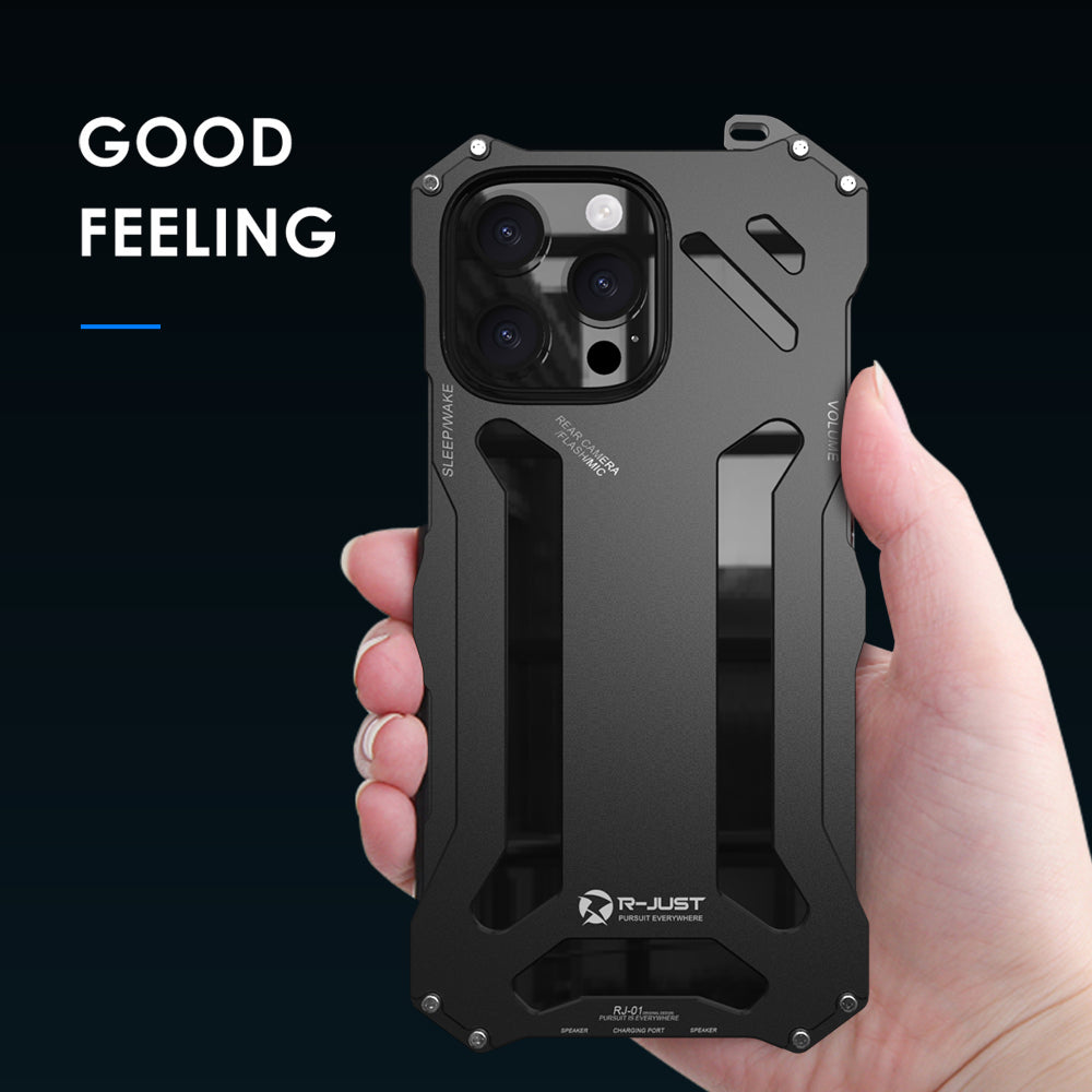 R-Just Gundam Aerospace Aluminum Contrast Color Shockproof Metal Shell Outdoor Protection Case R-Just Gundam Aerospace Aluminum Contrast Color Shockproof Metal Shell Outdoor Protection Case