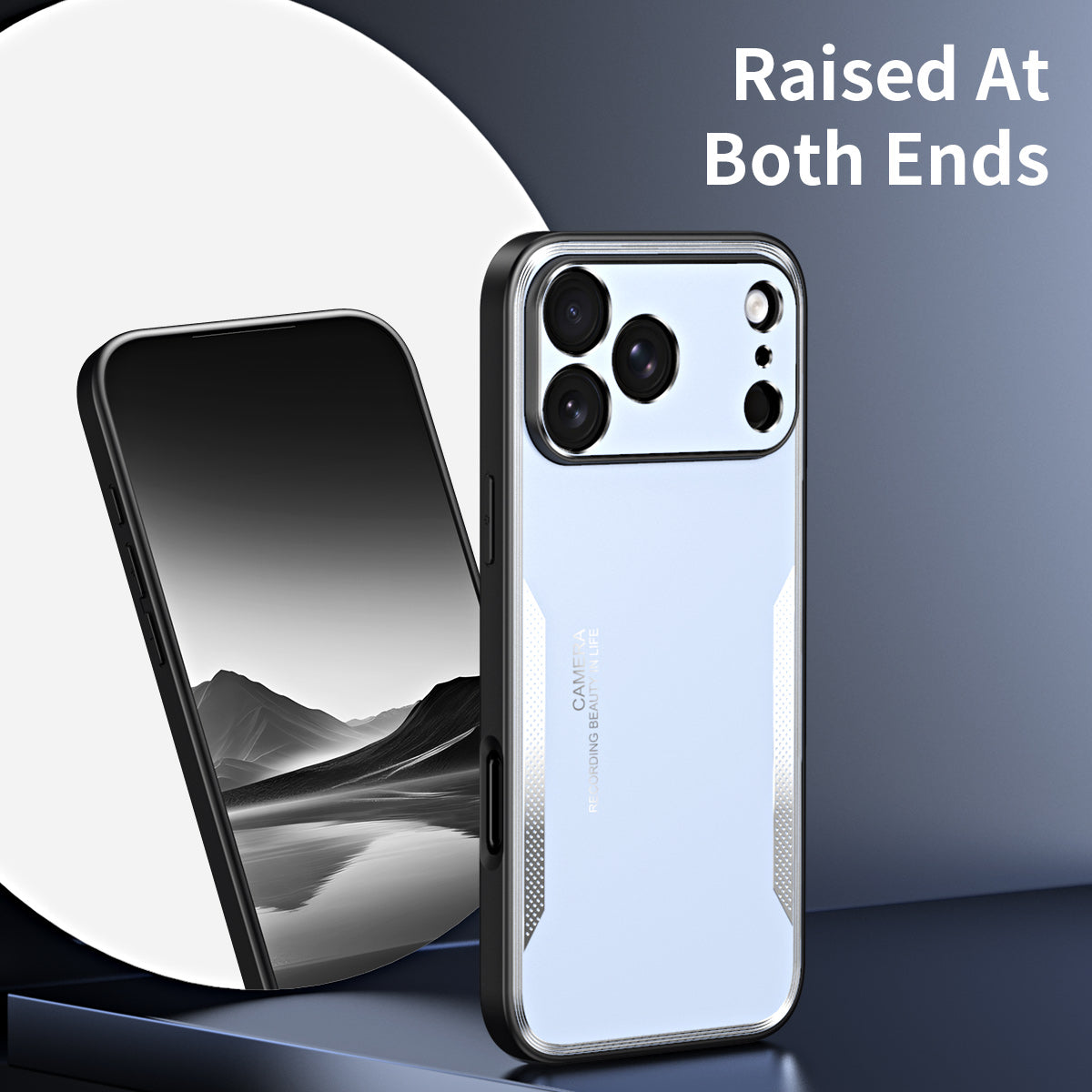 Armor King Fengshang TPU Frame Alloy Lens Protector Metal Backplate Case Cover