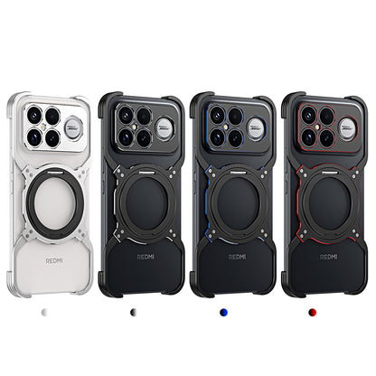 iy Bicolor MagSafe Pivot Ring Stand Case Cover with Lens Protector