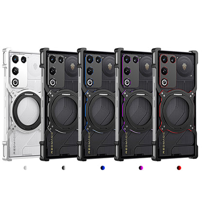 iy Bicolor Robotic Arm MagSafe Pivot Ring Stand Case Cover with Lens Protector