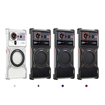 iy Bicolor MagSafe Pivot Ring Stand Case Cover with Lens Protector