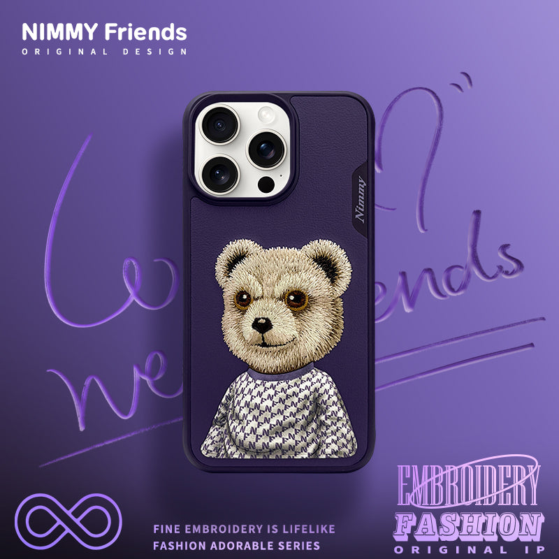 Nimmy Cute Pet Embroidery Case Cover