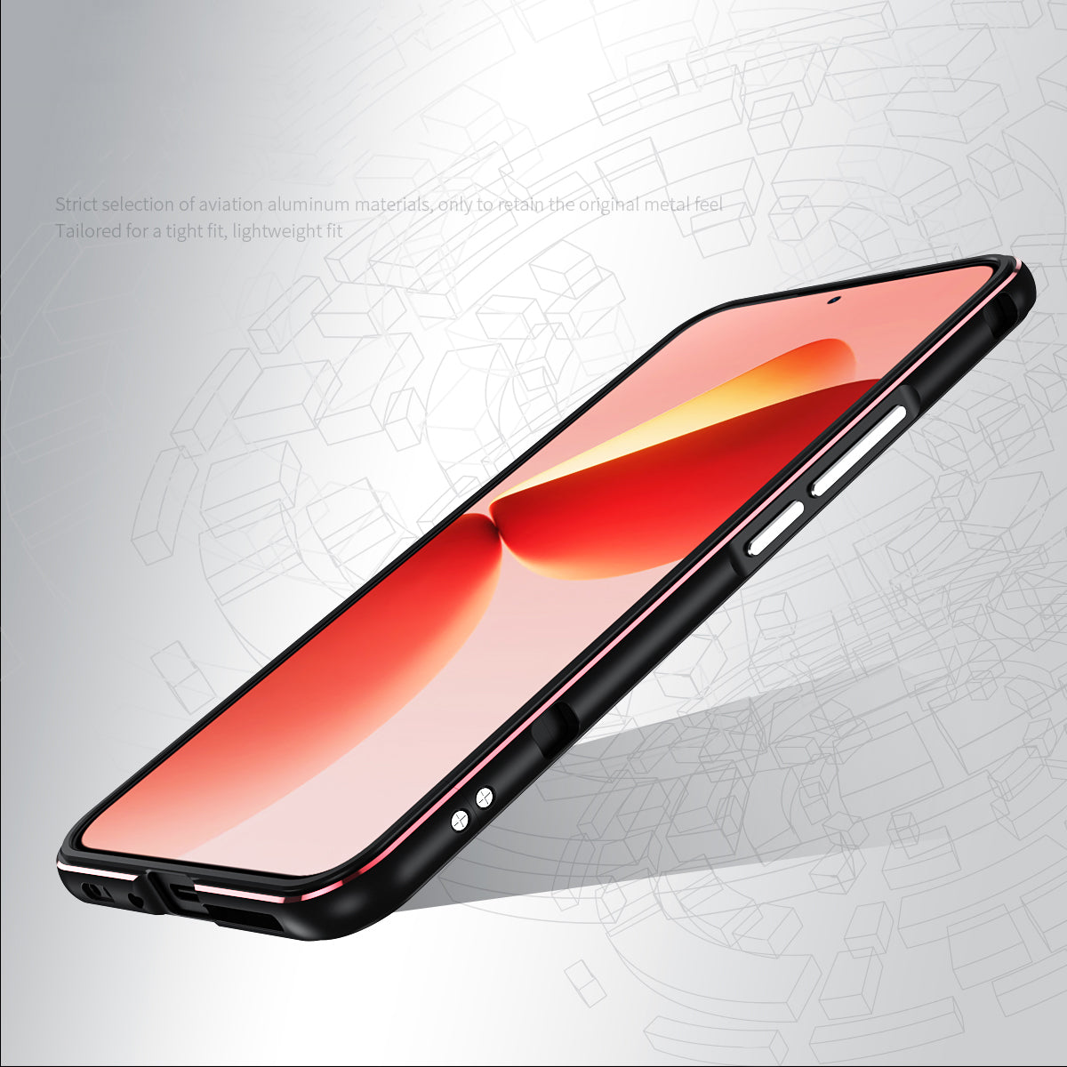 iy Aurora Sword Lens Protector Bicolor Aluminum Bumper Case for Meizu 21