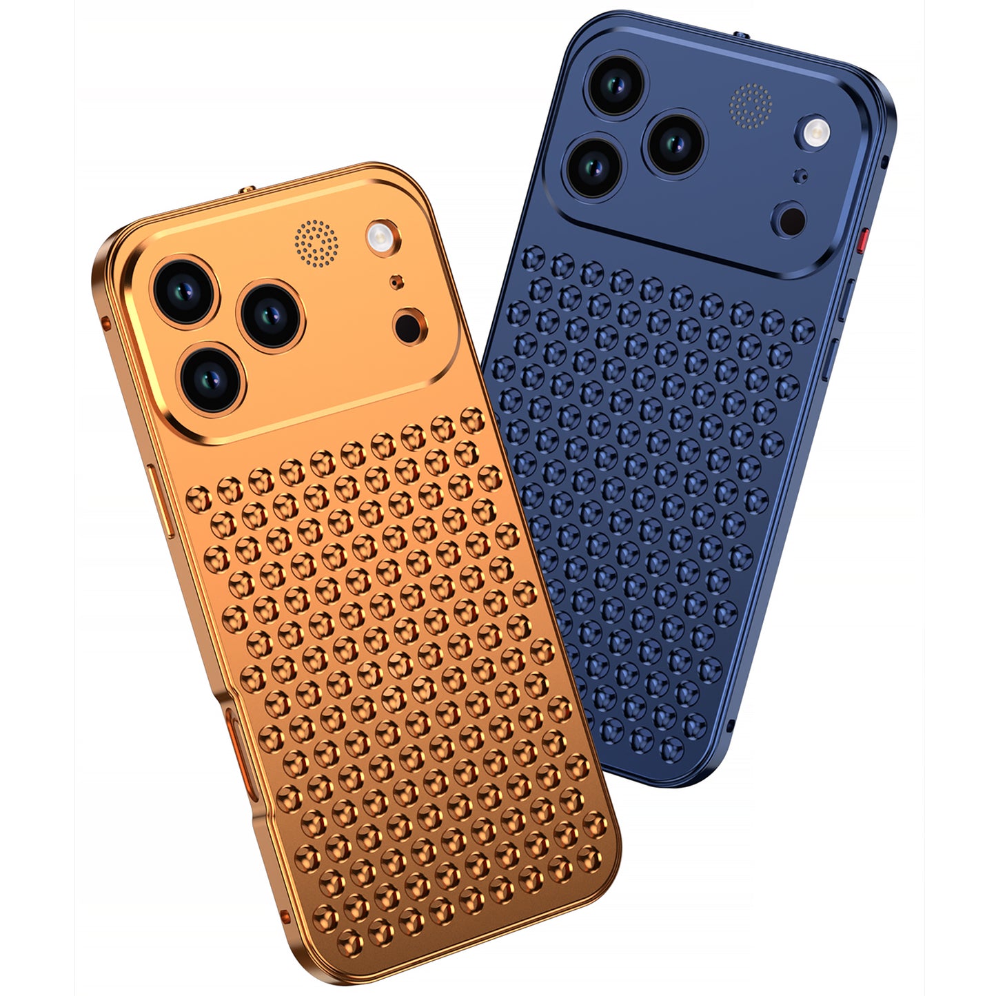 Kylin Armor Elastic Buckle Heat Dissipation Aromatherapy Metal Case Cover