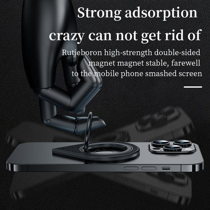 Armor King Waterdrop / Shield Double-sided Magnetic Phone Grip MagSafe Ring Stand