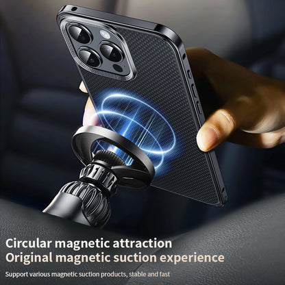 Armor King MagSafe Kevlar Back Latch Catch Metal Bumper Case Cover