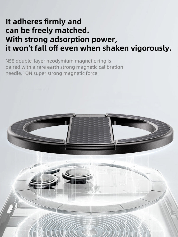 Armor King MagSafe Kevlar +Aluminum Metal Bracket Magnetic Phone Stand