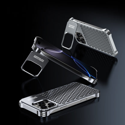 Armor King Lens Kickstand Heat Dissipation Metal Case Cover