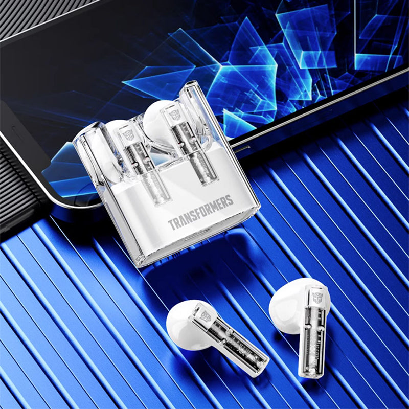 Transformers Transparent True Wireless Stereo Earbuds Bluetooth Headphones