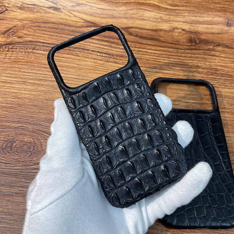 i-idea Handmade Luxury Crocodile Skin Genuine Leather Case Cover