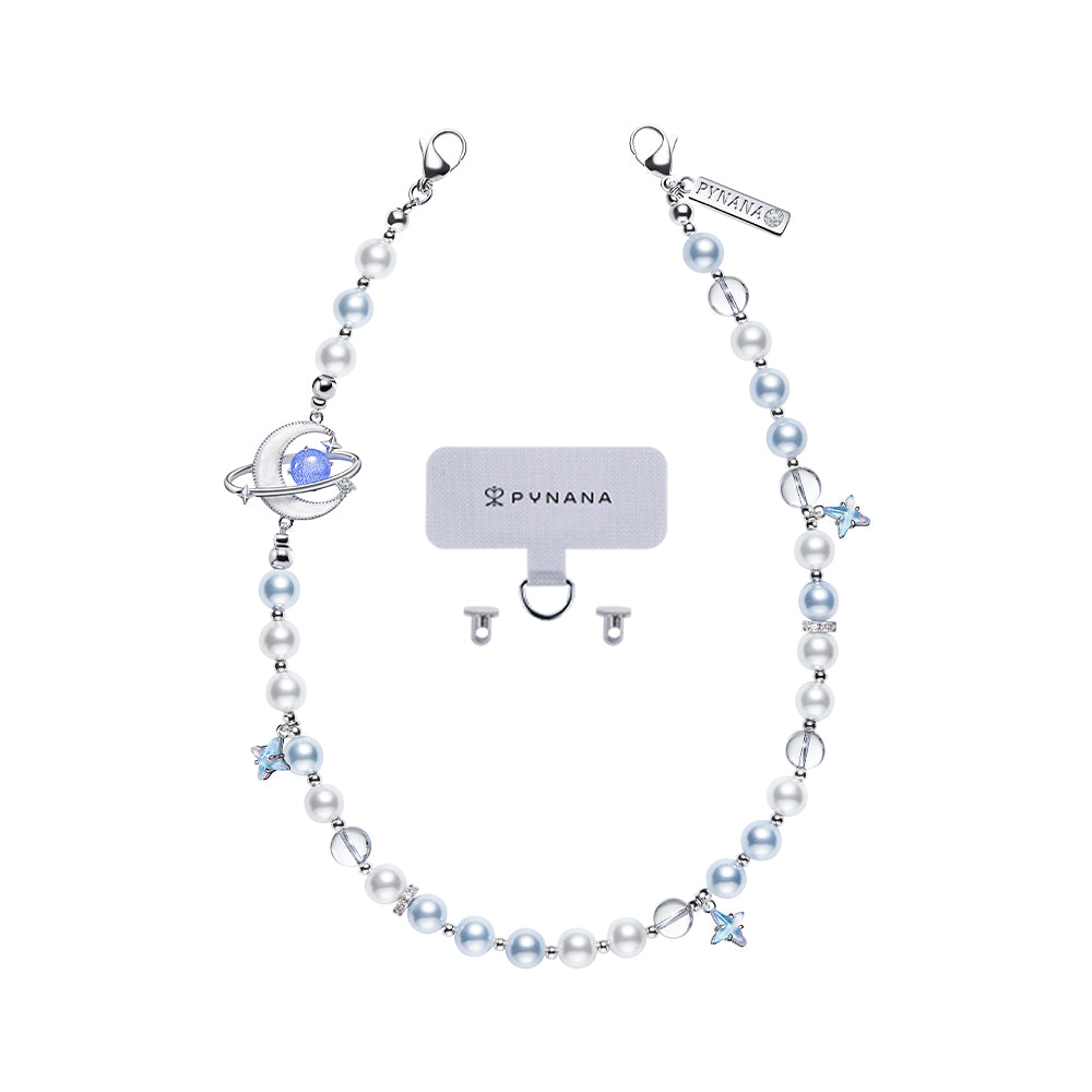 PYNANA Jewelry Aesthetics & Handcraft Hand Chain Phone Charm Beads Strap Pearl Lanyard