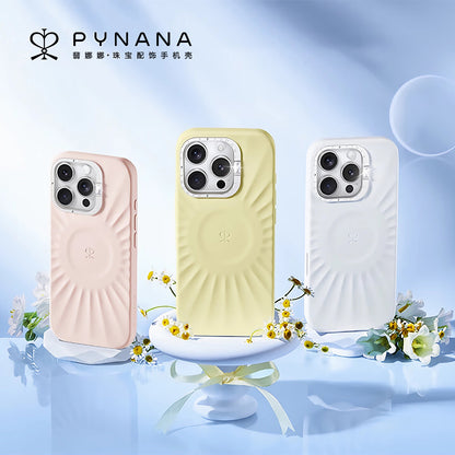 PYNANA Starlight Jewelry Aesthetics & Handcraft MagSafe Liquid Silicone Protective Case Cover