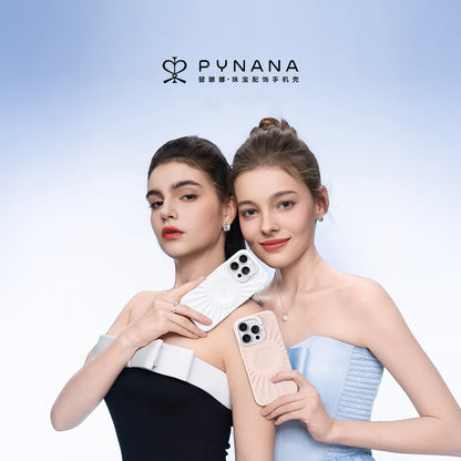 PYNANA Starlight Jewelry Aesthetics & Handcraft MagSafe Liquid Silicone Protective Case Cover