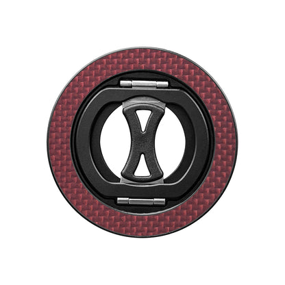 Armor King MagSafe Aramid Fiber + Aluminum Grip Stand Ring Holder