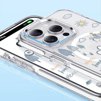 Disney Winnie the Pooh MagSafe Shockproof Transparent Protective Cover Case