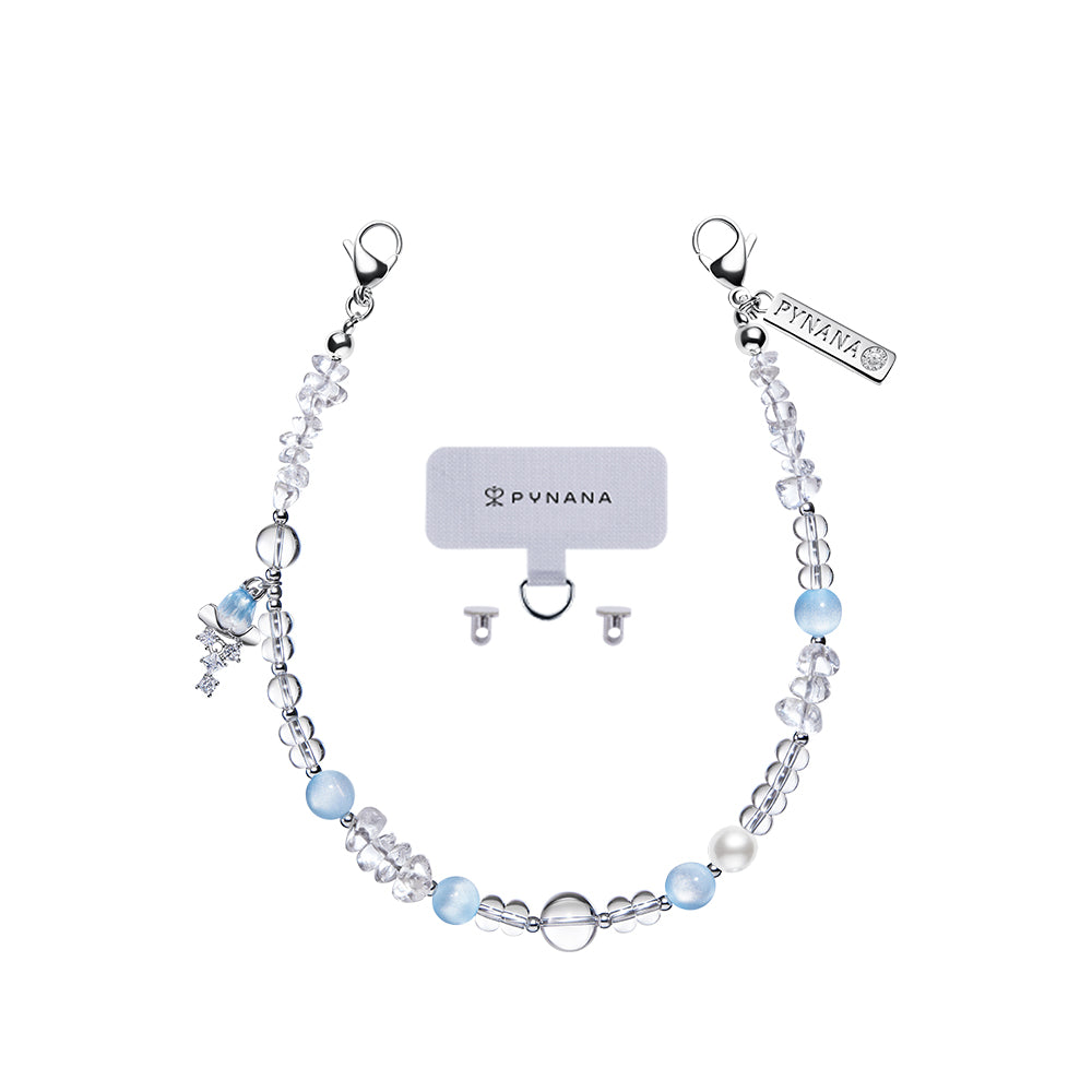 PYNANA Jewelry Aesthetics & Handcraft Hand Chain Phone Charm Beads Strap Pearl Lanyard