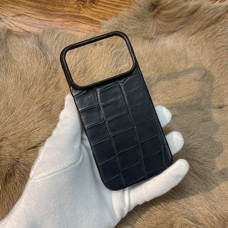 i-idea Handmade Luxury Crocodile Skin Genuine Leather Case Cover