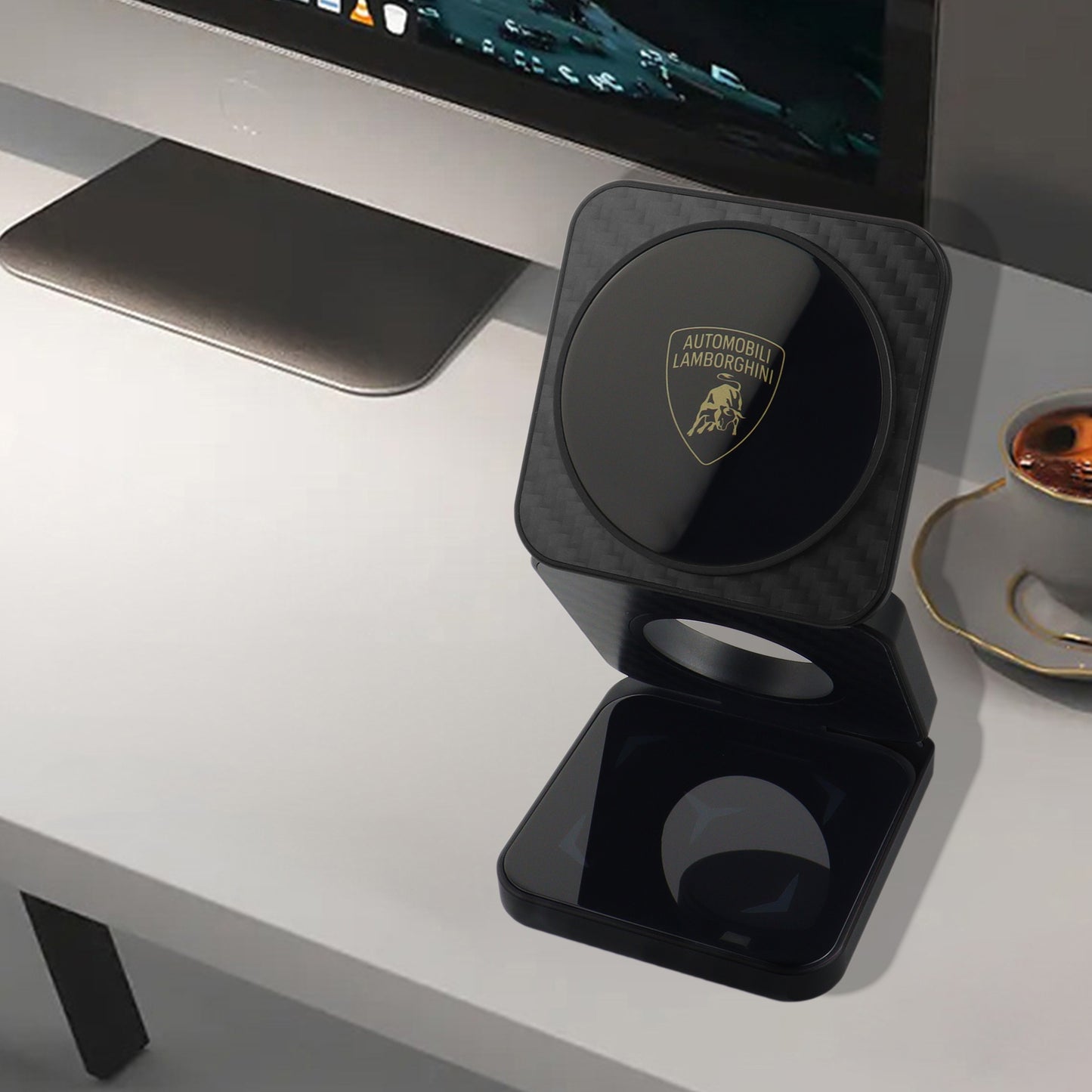 Lamborghini 3-in 1 Foldable Magnetic Wireless Charger -TE D1