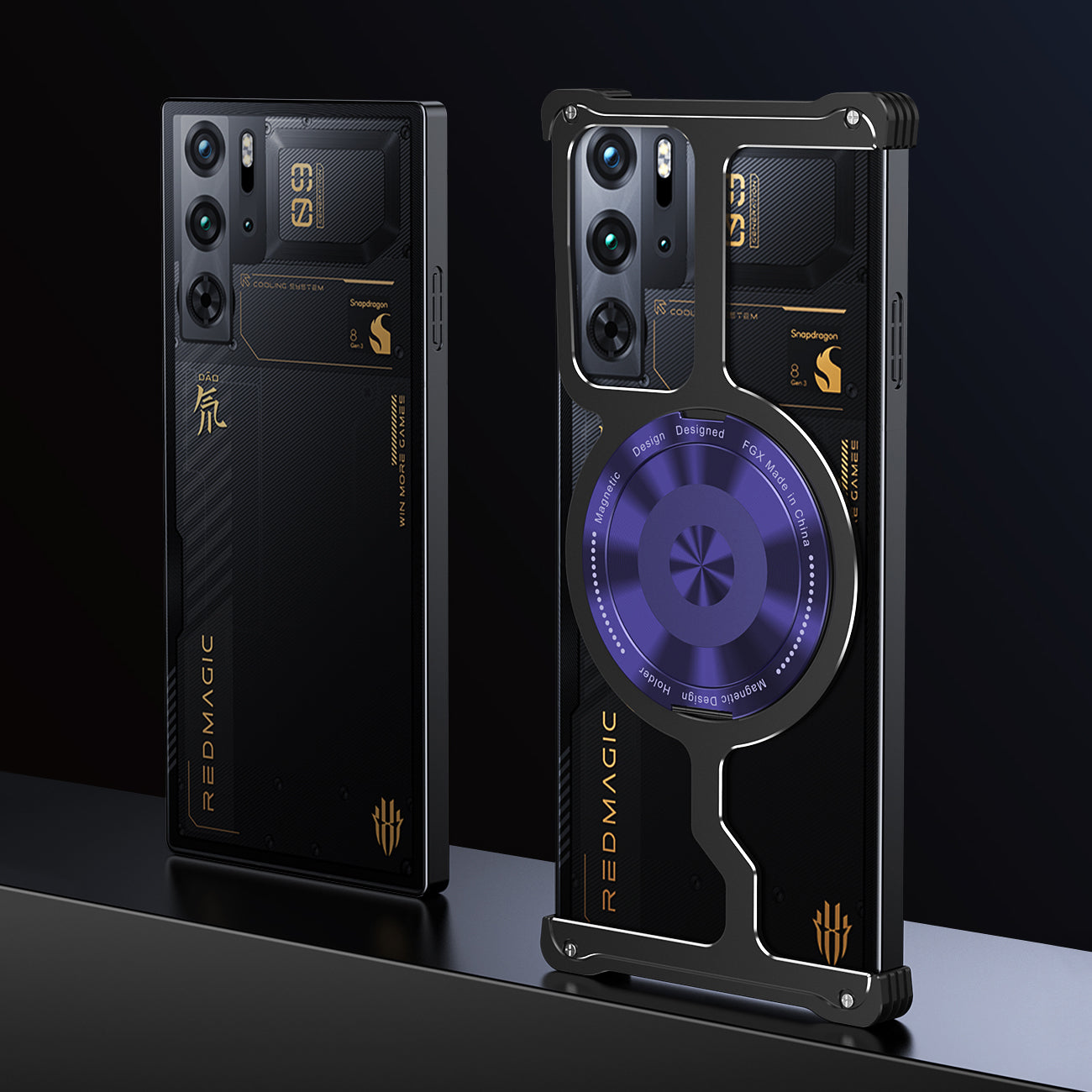 iy Bicolor Armor MagSafe Aluminum Alloy Kickstand Shockproof Metal Case Cover