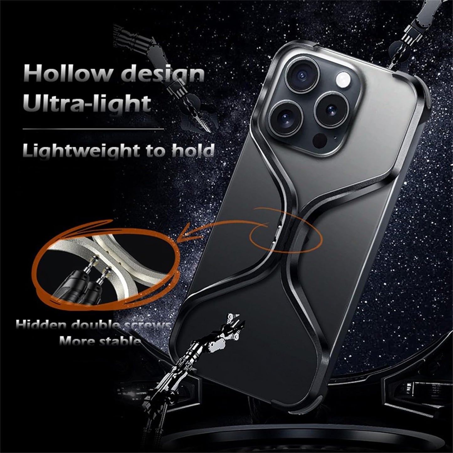 Armor King X-max Heat Dissipation Shockproof Aluminum Metal Bumper Case Cover