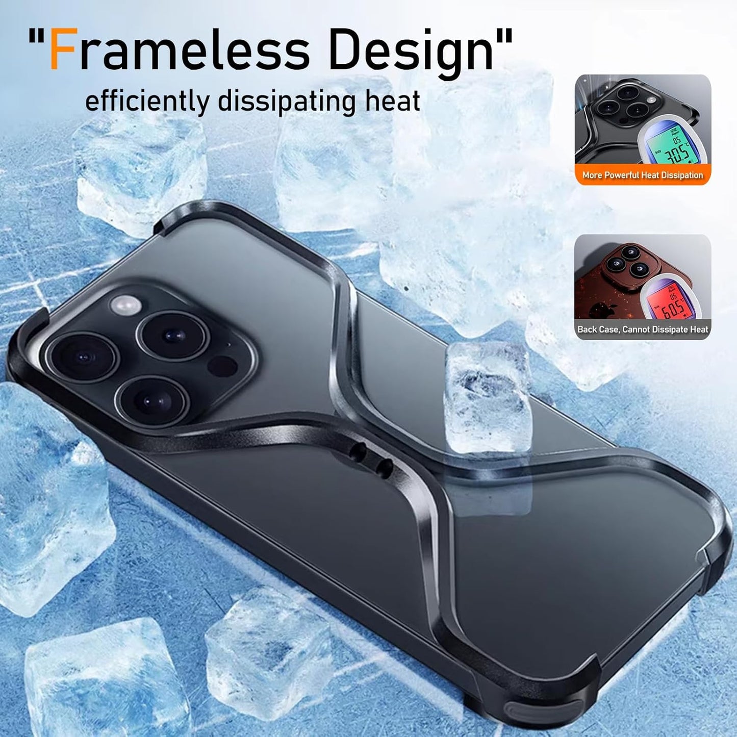 Armor King X-max Heat Dissipation Shockproof Aluminum Metal Bumper Case Cover