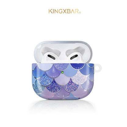 KINGXBAR Mermaid 3D Shockproof Apple AirPods Charging Case Cover