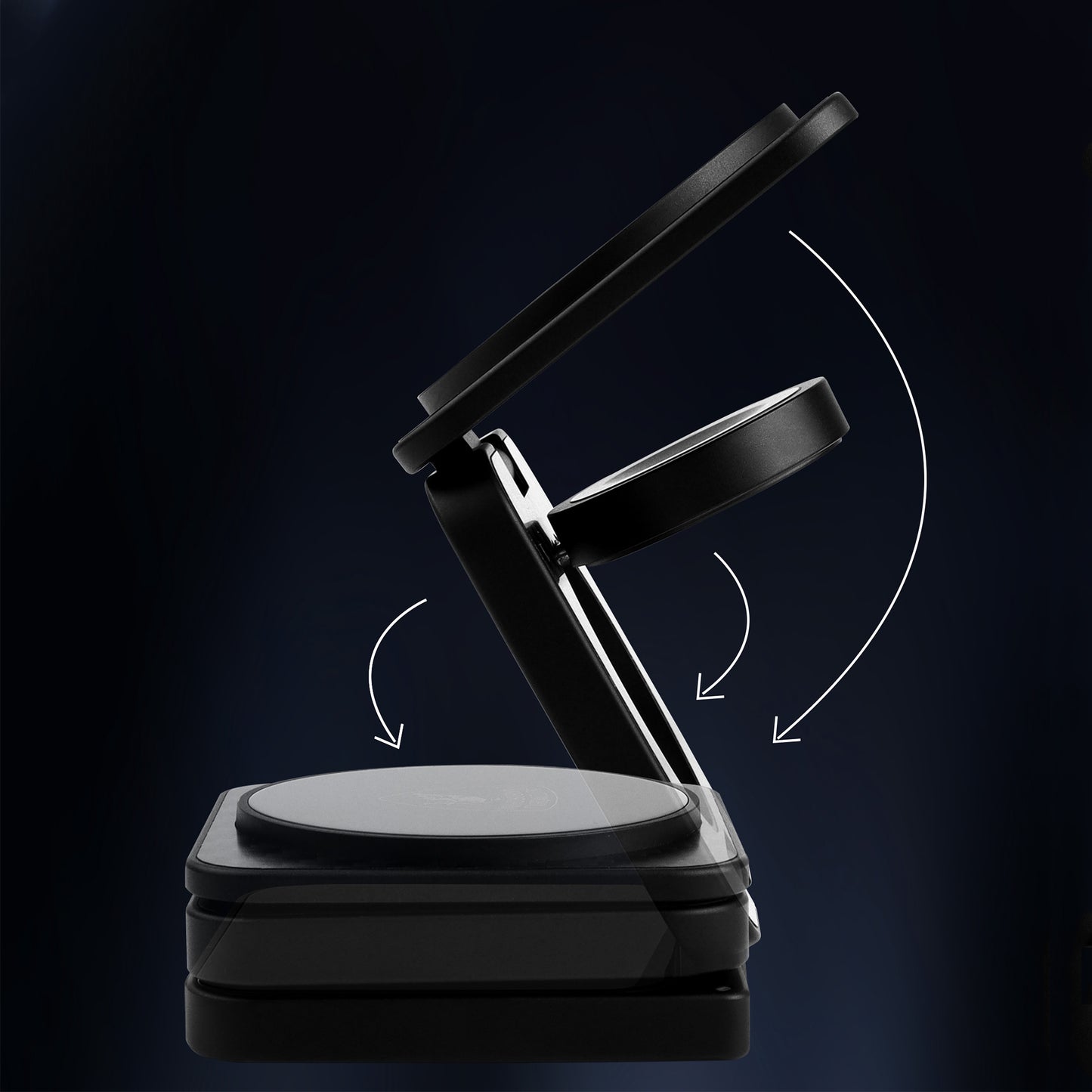 Lamborghini 3-in 1 Foldable Magnetic Wireless Charger -TE D1