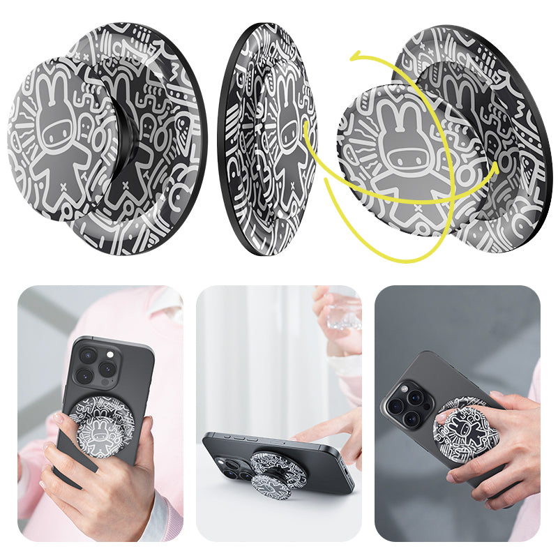 Benks x Tukier Magnetic Airbag Stand Phone Grip Holder