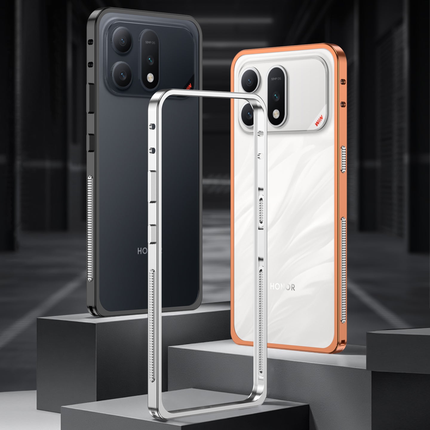 Armor King Supercar Heat Dissipation Metal Bumper Case Cover