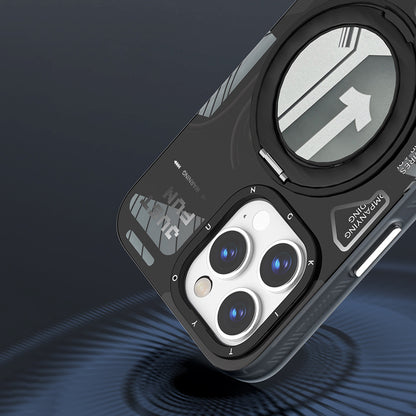 YOUNGKIT Starship MagSafe 360° Pivot Ring Stand Anti-Scratch Shockproof Case Cover