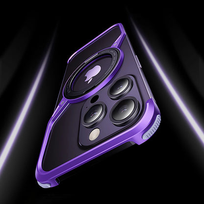 Armor King S Shell MagSafe Fulcrum Ring Stand Air Cushion Metal Case Cover